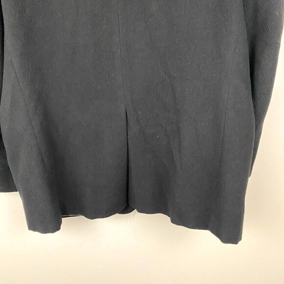 Chaps 100% Camel Hair Blazer Suit Jacket Men's Size 46R Black Single-Breasted - Picture 6 of 15